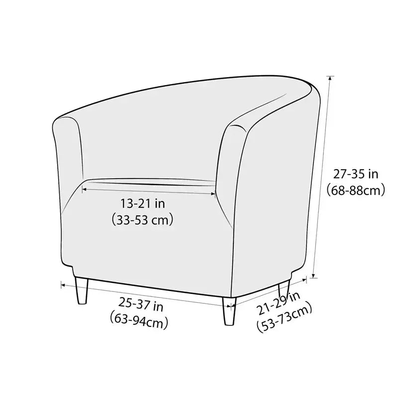Housse Fauteuil Club Extensible FLEZARO