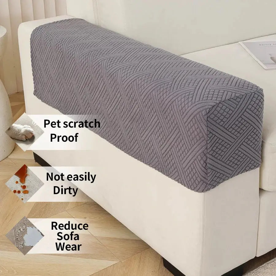 Housse Accoudoir Canapé Jacquard VELARIS