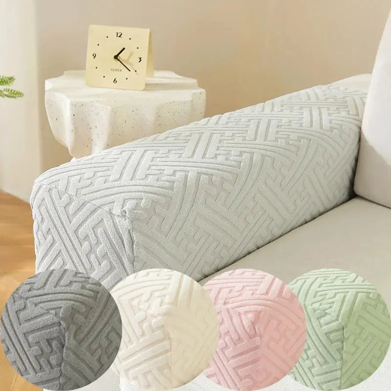 Housse Accoudoir Canapé Jacquard LUNEXO