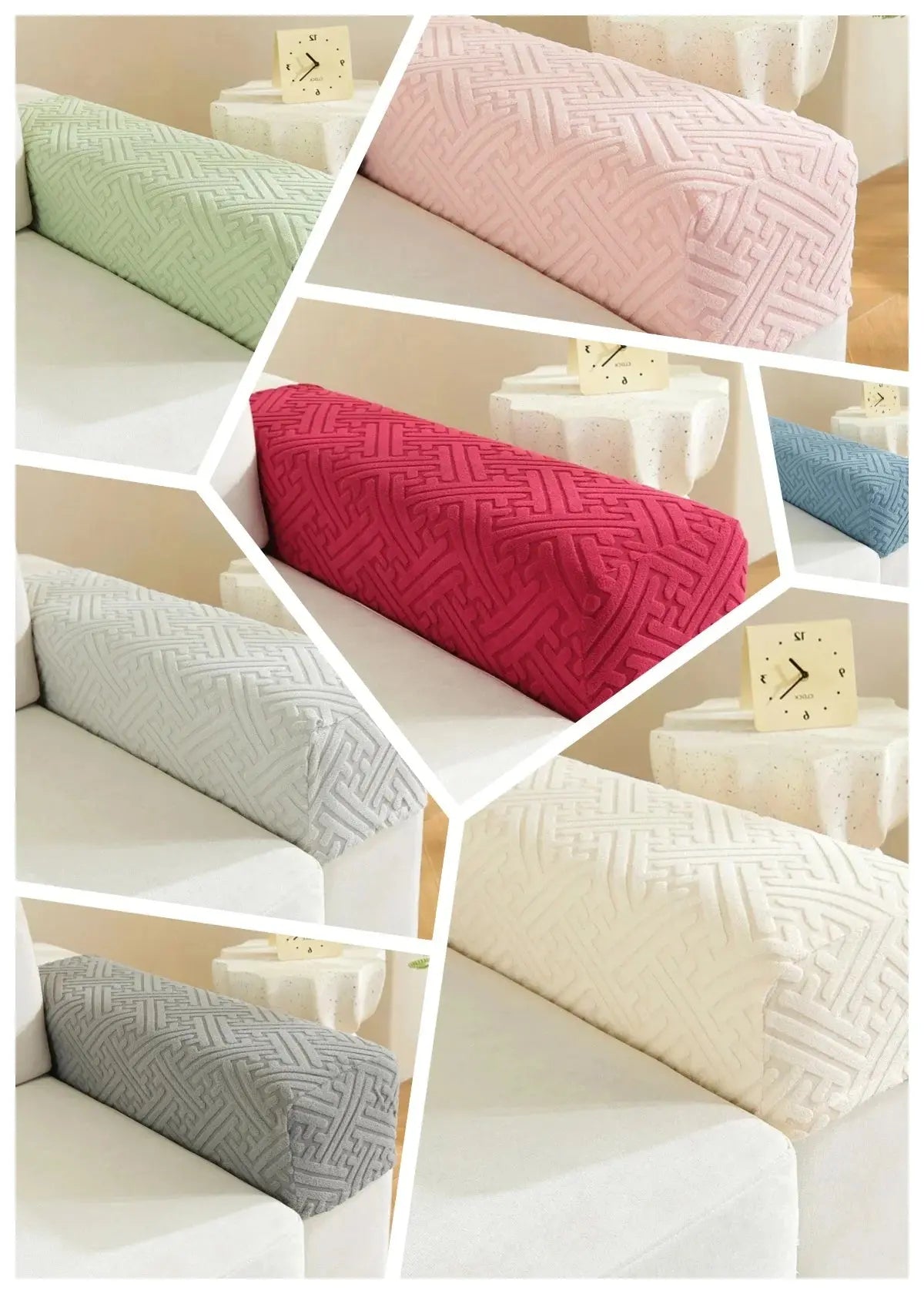 Housse Accoudoir Canapé Jacquard ACCORDI