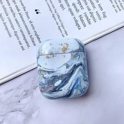 Coque AirPods Marbre BLANCSA Blue
