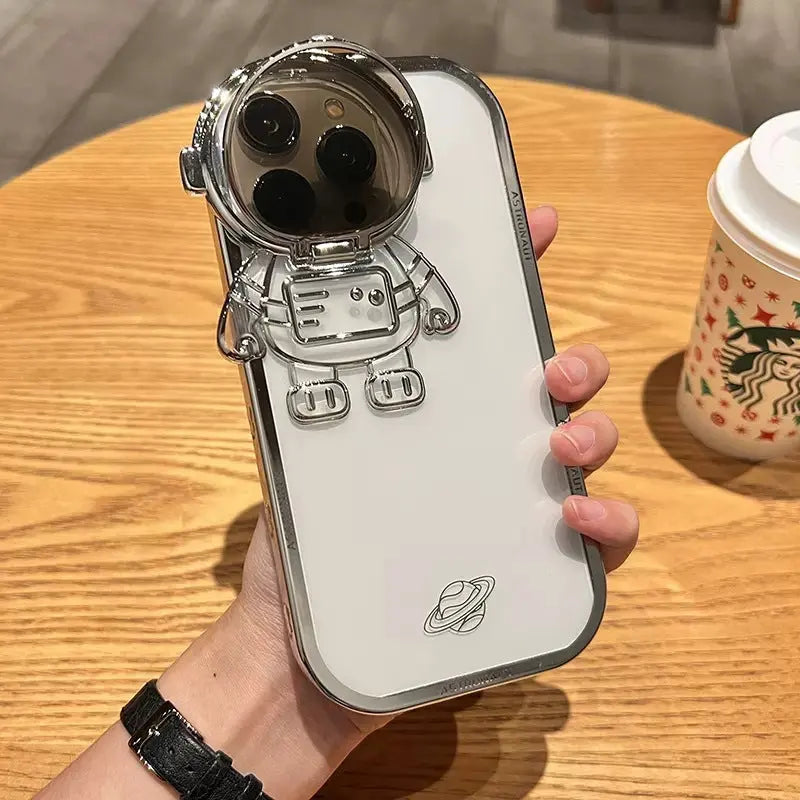 Coque Téléphone Brillante ASTRO Silver shell-IphoneXR