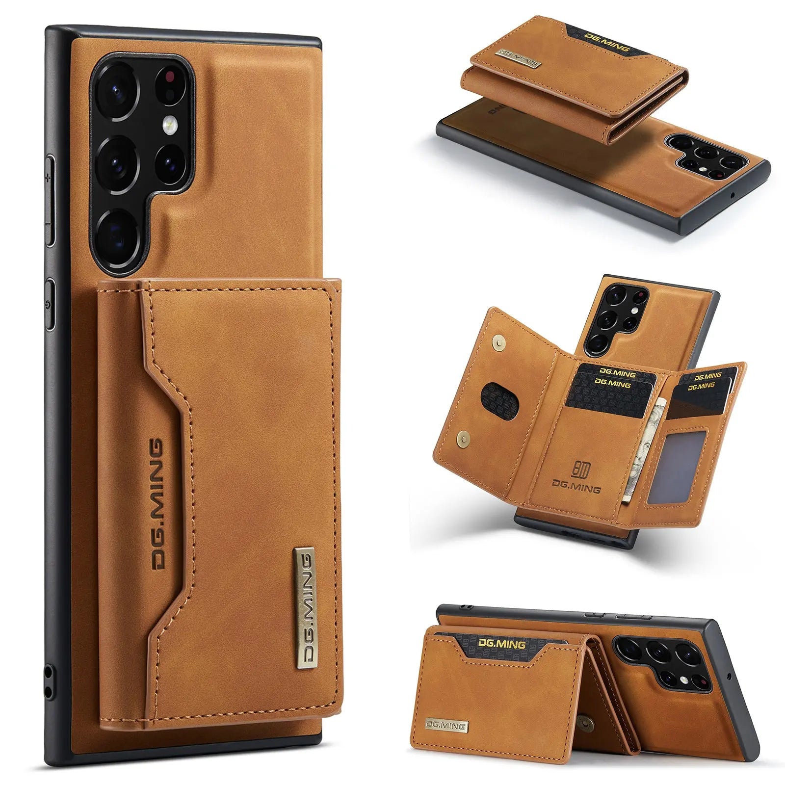 Coque Téléphone Chargement Sans Fil MAGKASE Brown-S23