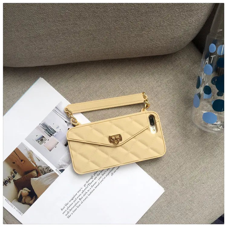 Coque Téléphone Chic FURENA Khaki-With card chain-iPhone12pro max