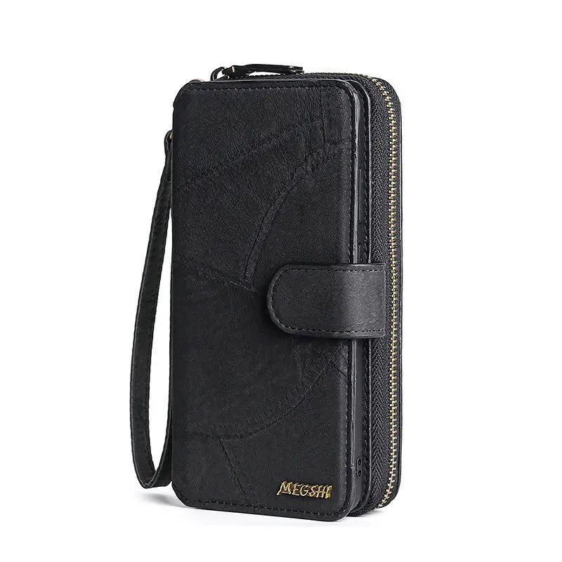 Coque Téléphone Cuir ZARNOX Black-Note9