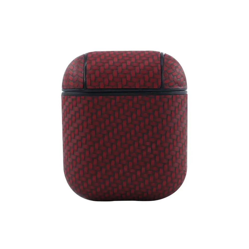 Coque Téléphone Élégante AIRCASE Dark Red-Airpod 1 2