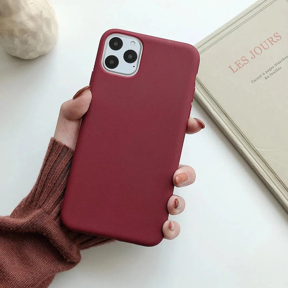 Coque Téléphone Frosted CELINA Red-IPhone11pro max