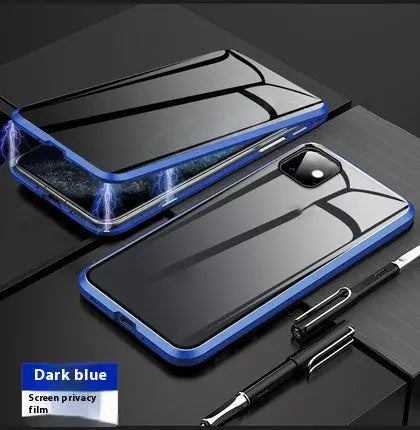 Coque Téléphone Magnétique Intimité SECURIX Blue-IPhone15Promax