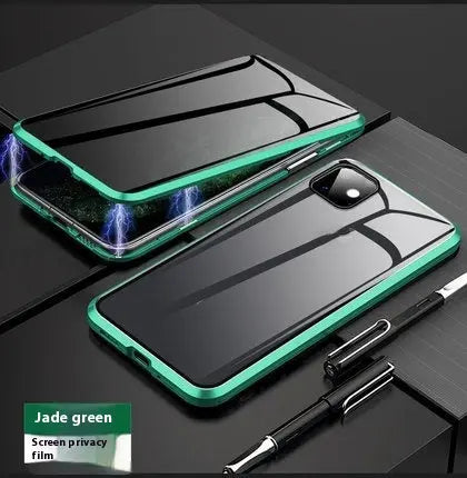 Coque Téléphone Magnétique Intimité SECURIX Green-Iphone 16