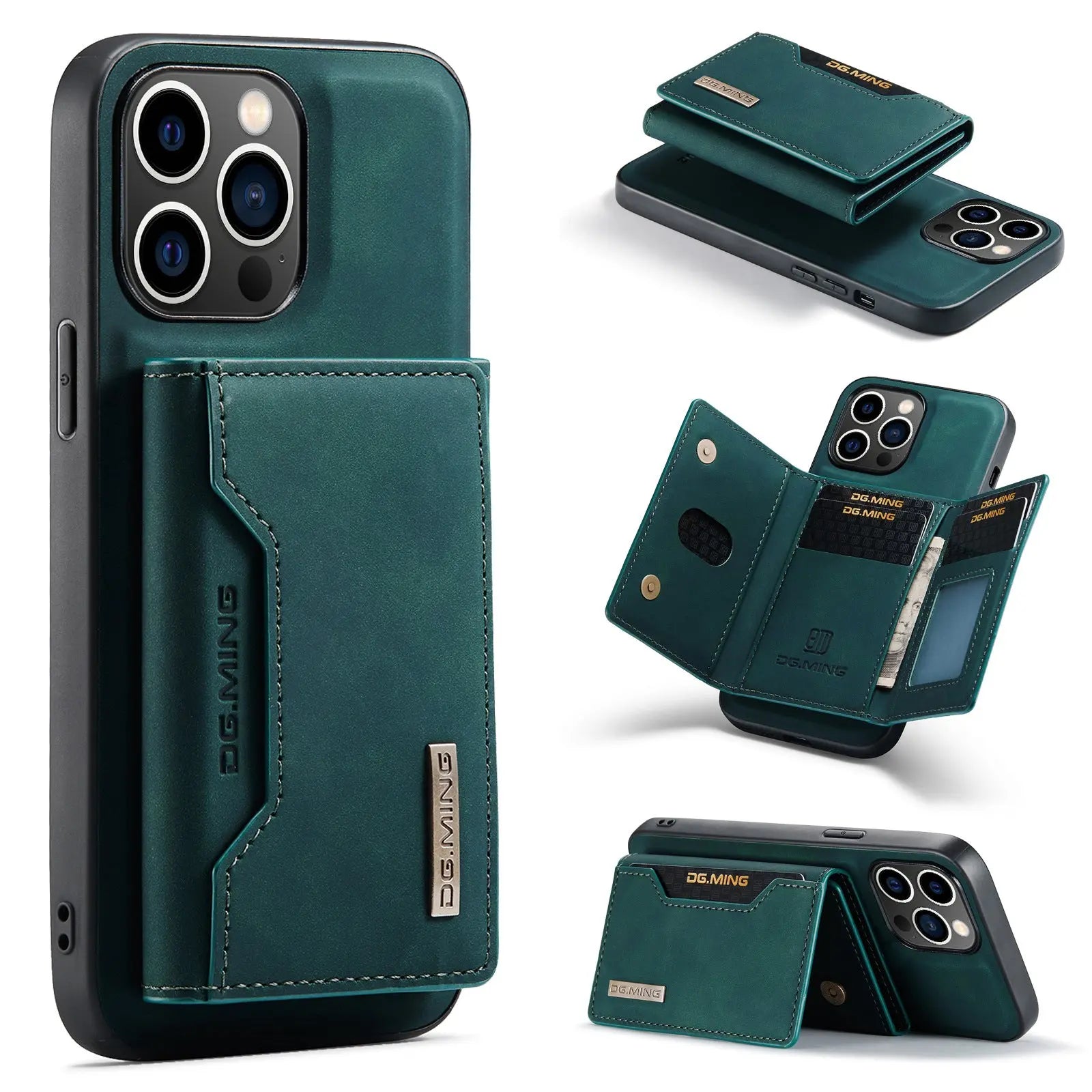 Coque Téléphone Magnétique LYVEN Green-IP15
