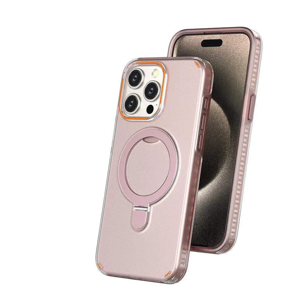 Coque Téléphone Magnétique ZENAX Cherry Blossom Pink-IP11