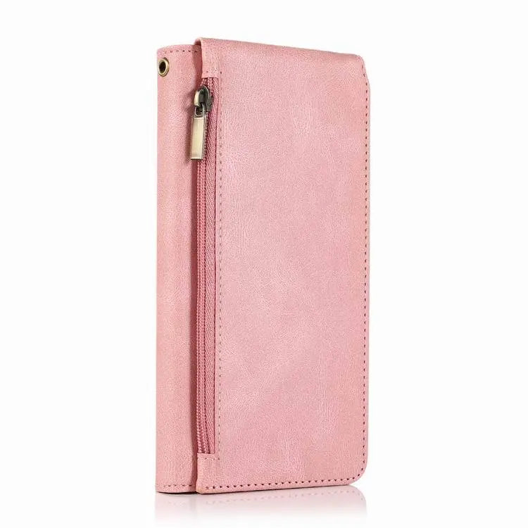 Coque Téléphone PU Élégant ZINA Pink-Note20 Ultra
