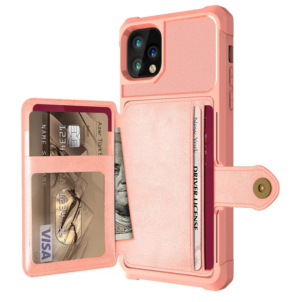 Coque Téléphone Portefeuille LYNTEX Pink-Iphone1212 Pro