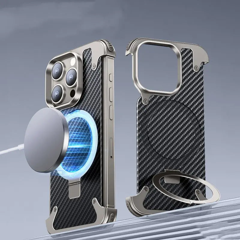 Coque Téléphone Renforcée LYRA Original Machine Gray Matte-IPhone14pro