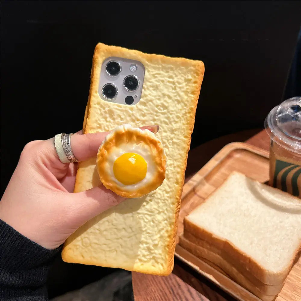Coque Téléphone Silicone Toast FROST Shell Poached Eggs-IPhone14PRO