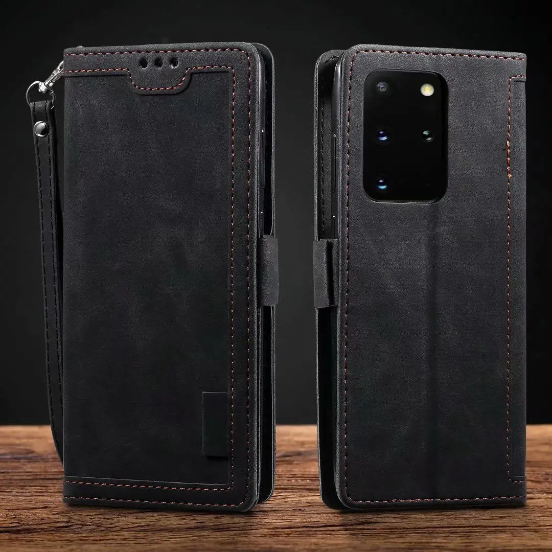 Coque Téléphone Vintage LUMENO Black-IPhone12