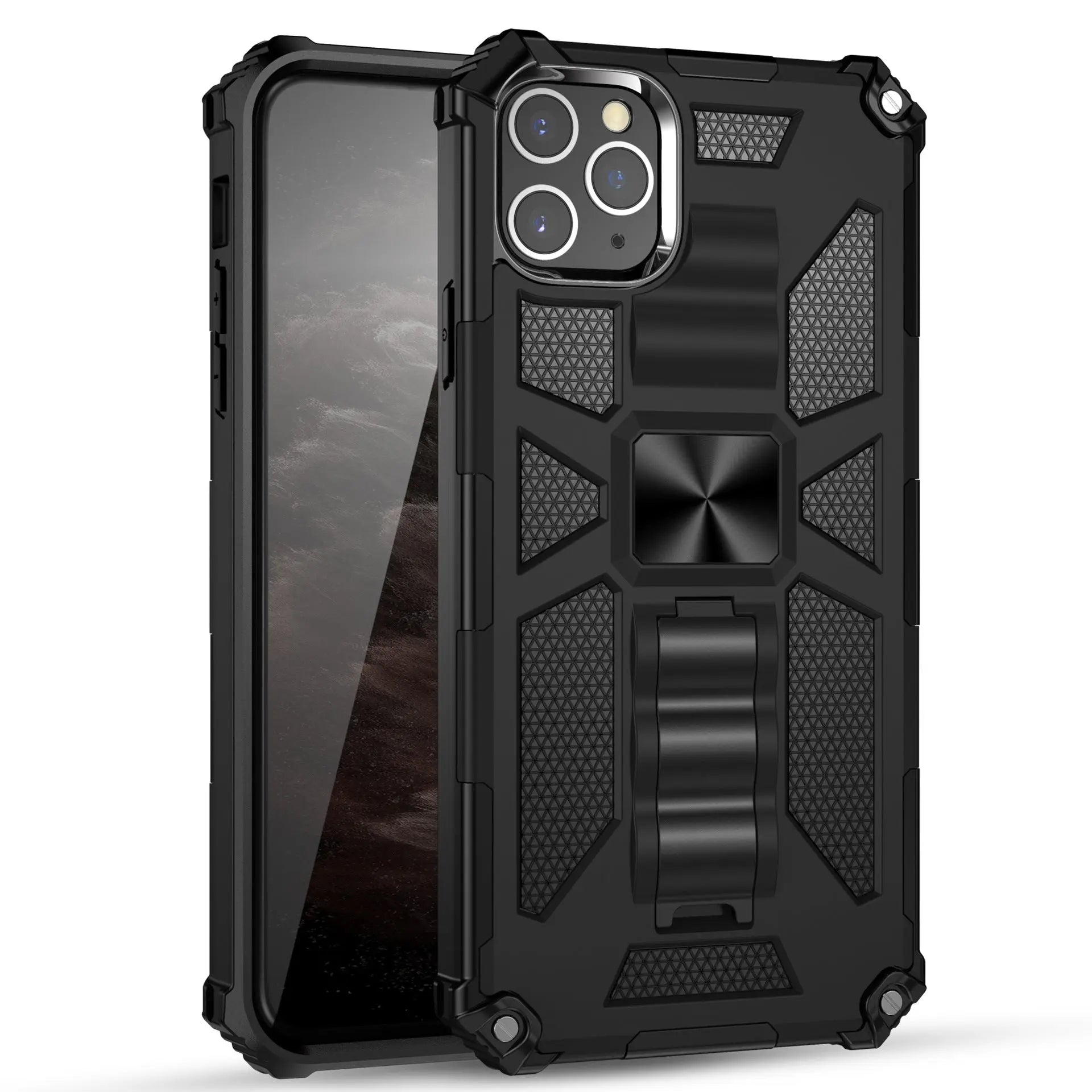 Coque de Téléphone Anti-Choc TRAKTOR Black-iPhone12pro