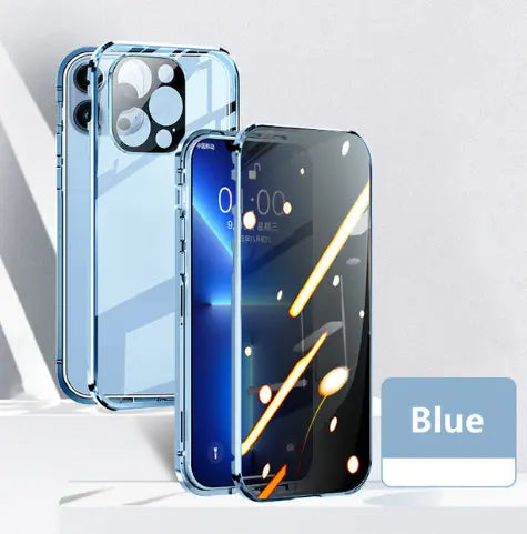 Coque de Téléphone Anti-Privacy MAGNETO Blue-Iphone 11Pro Max