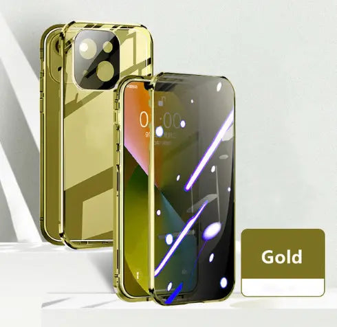 Coque de Téléphone Anti-Privacy MAGNETO Gold-Iphone 11Pro Max