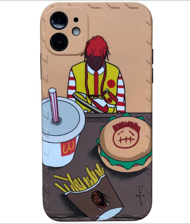Coque de Téléphone Cartoon Travis Yellow-IPhone 7 8