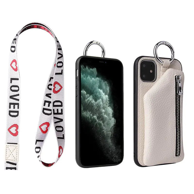 Coque de Téléphone Cordon Chic VELIS White with lanyard-Iphone12pro Max