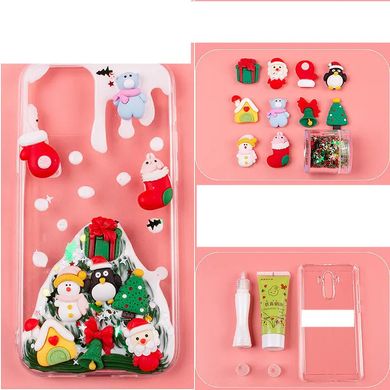 Coque de Téléphone Créatif WAVE Christmas tree material packag-IPhone XR