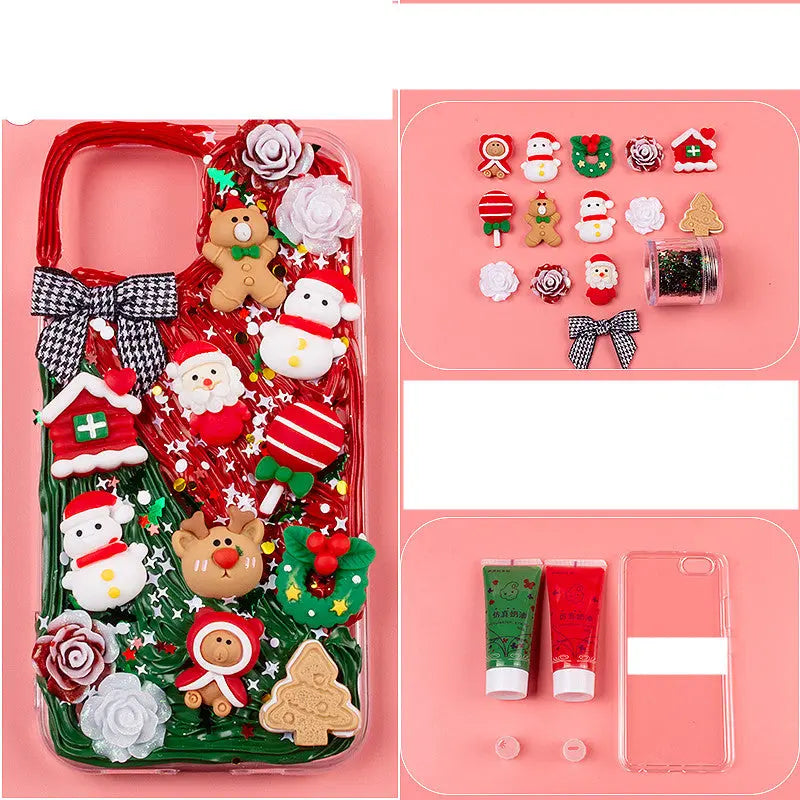 Coque de Téléphone Créatif WAVE Rose Christmas Carnival Materi-IPhone13