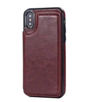 Coque de Téléphone Cuir Protectrix Brown-XR