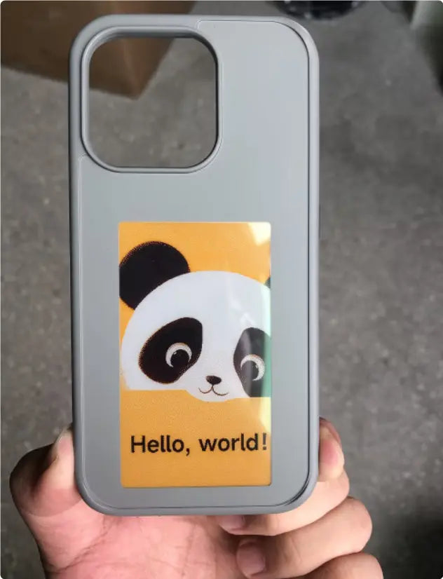 Coque de Téléphone E-Ink Personnalisable ZYNIO Gray-Apple 14 Promax