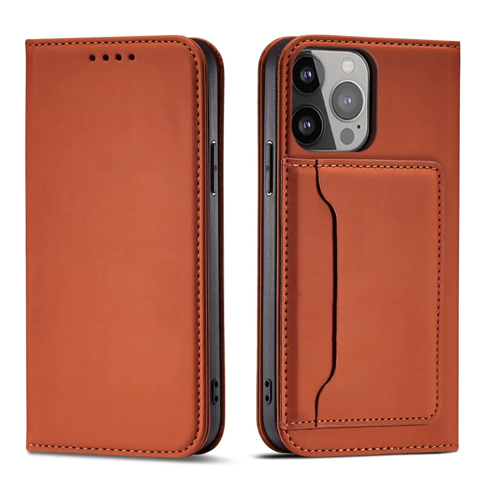 Coque de Téléphone Flip Business GARNO Yellow-Iphone12pro Max