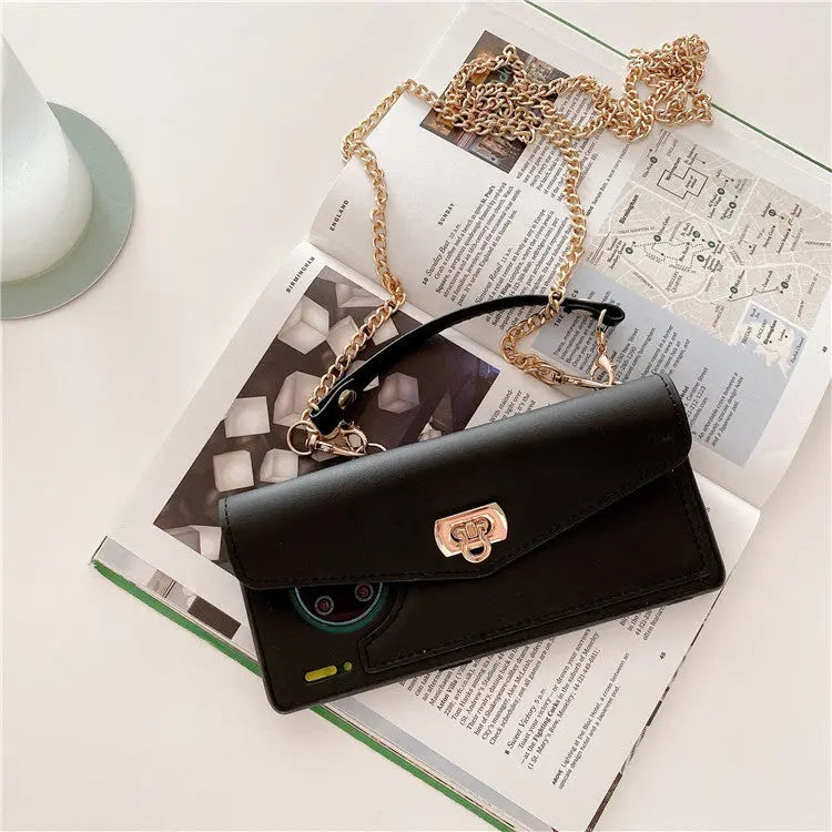 Coque de Téléphone Luxe Chic VELINA Black-Huawei P30Pro