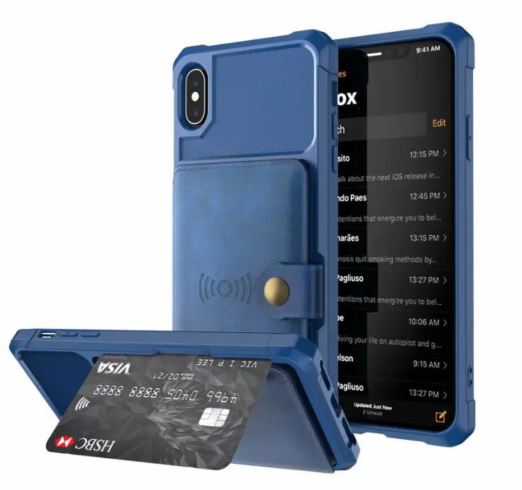 Coque de Téléphone Magnétique PROTEX blue-S10