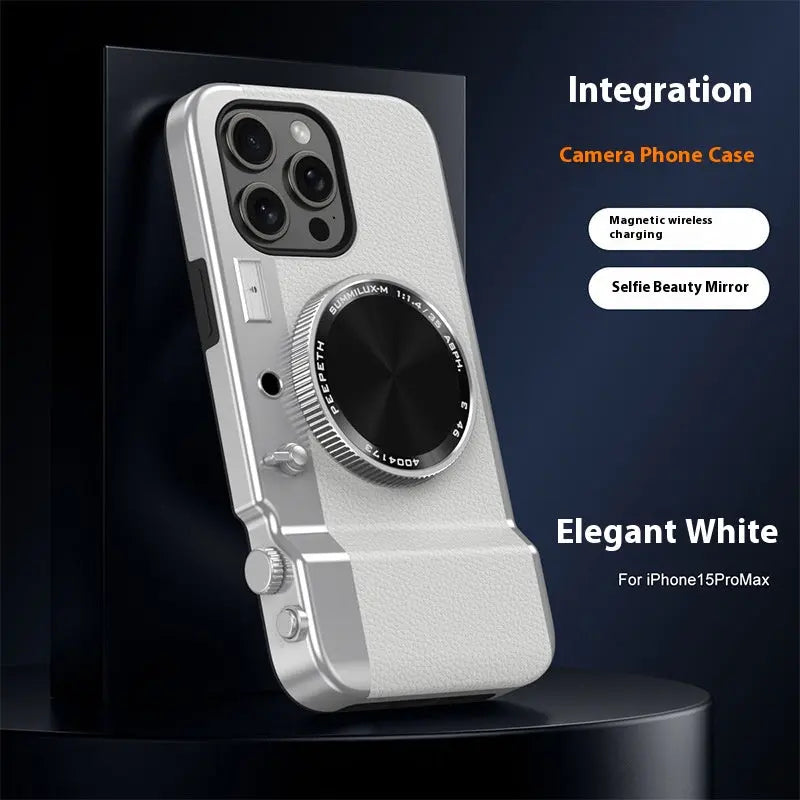 Coque de Téléphone Magnétique STELLAR Elegant White-IPhone14PRO