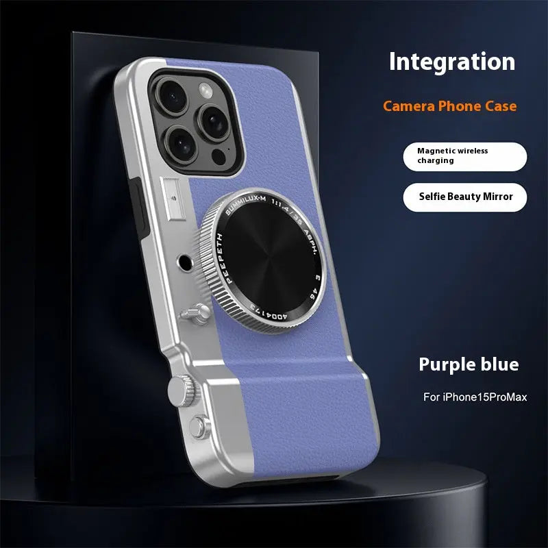 Coque de Téléphone Magnétique STELLAR Purple Blue-IPhone14