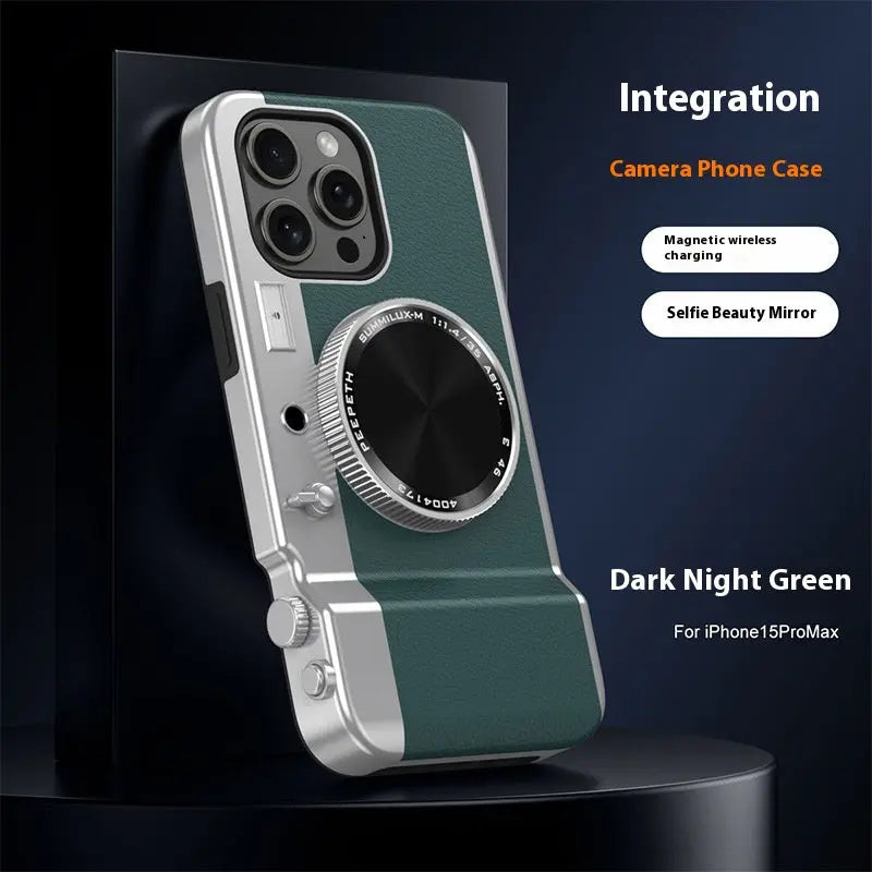 Coque de Téléphone Magnétique STELLAR Dark Night Green-IPhone13PROMAX