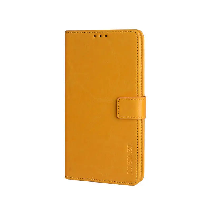 Coque de Téléphone Portefeuille HAWO麻 Yellow-Huawei P40 Lite 5G
