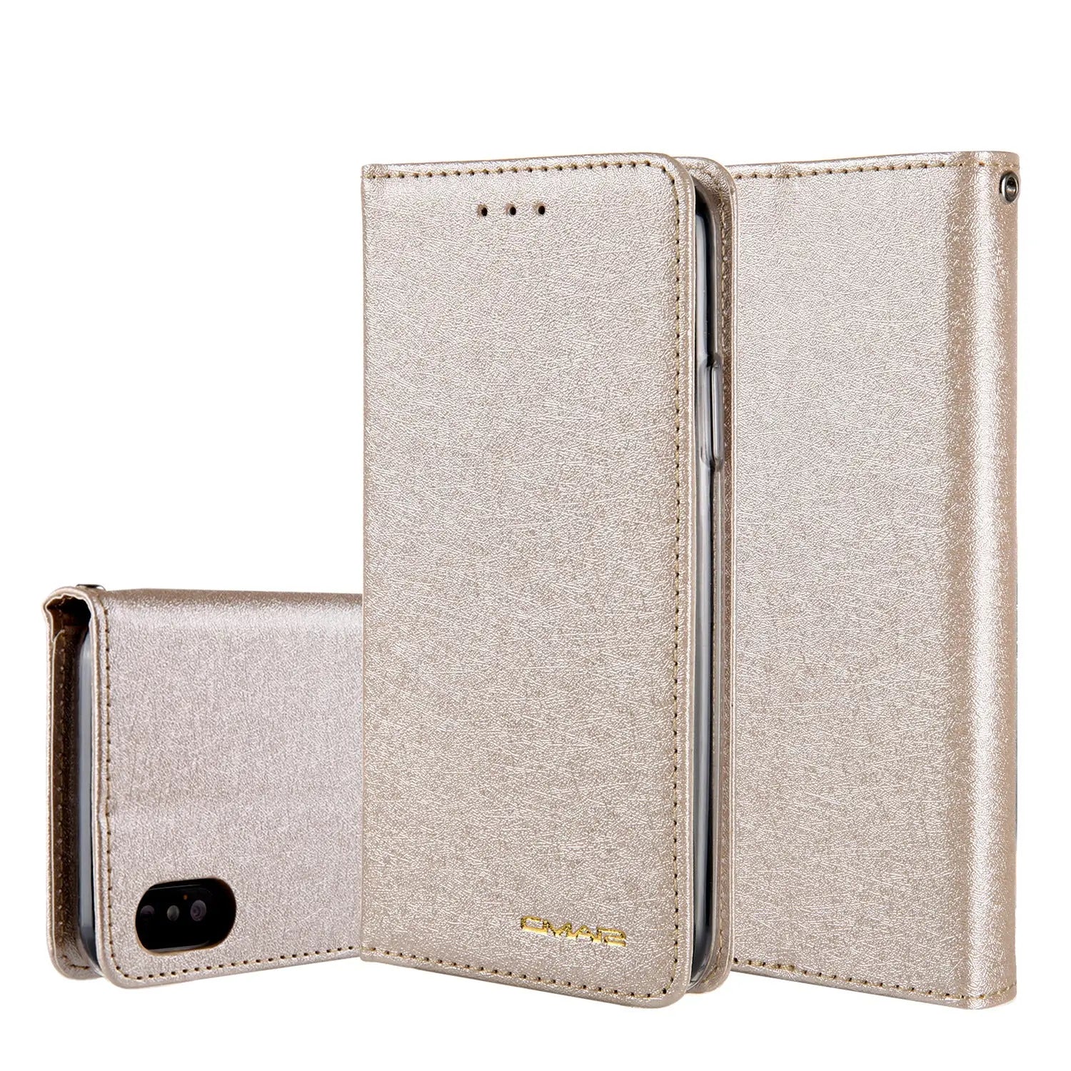 Coque de Téléphone Style Flip PU OLENA Pale gold-iPhone7