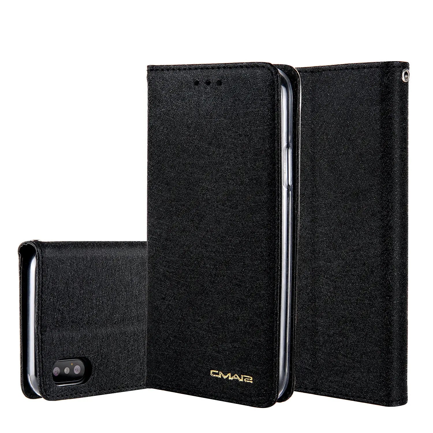 Coque de Téléphone Style Flip PU OLENA Black-iPhone7 plus