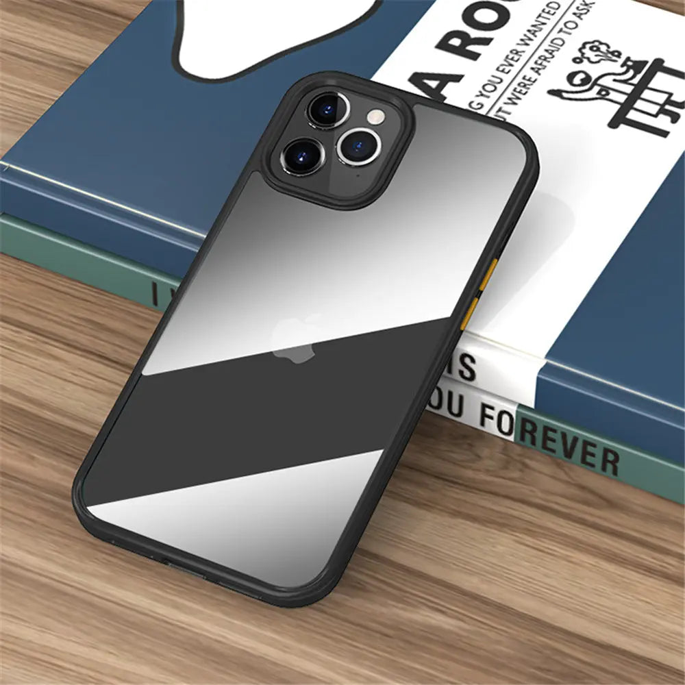 Coque de Téléphone TPU iPhone ROCK Black-IPhone 12 Pro