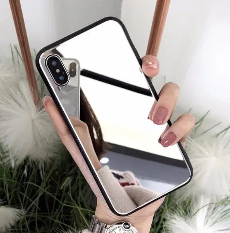 Coque téléphone Miroir Slim IPHX9 Black-Iphone 7 8