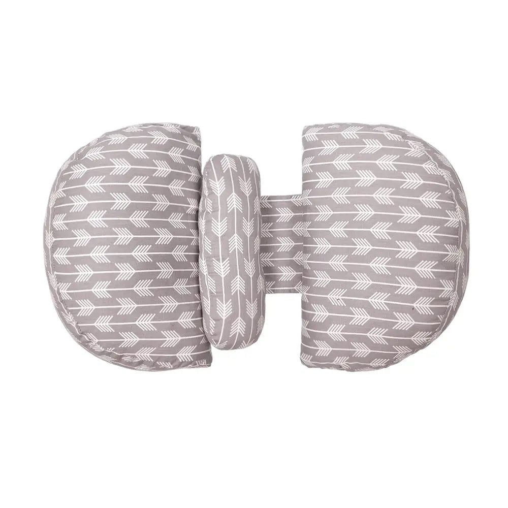 Coussin Allaitement Multifonctionnel ÉPURE Light Gray-60x35cm