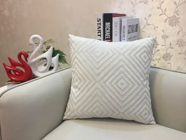 Coussin Canapé Flanelle ZEO C-45cmX45cm
