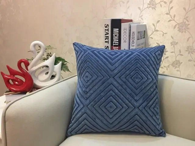 Coussin Canapé Flanelle ZEO X-45cmX45cm