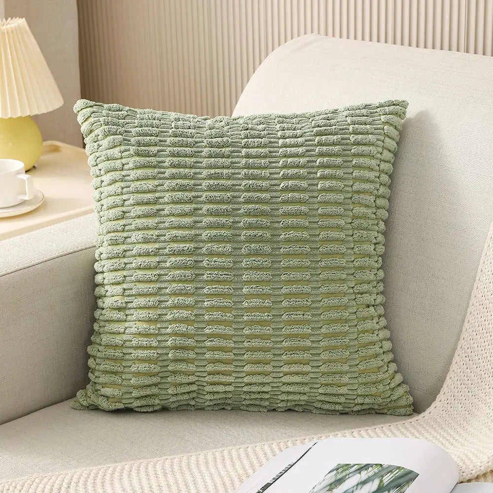 Coussin Décoration Velours EXONIA Green-30cmx50cm With Pillow Core