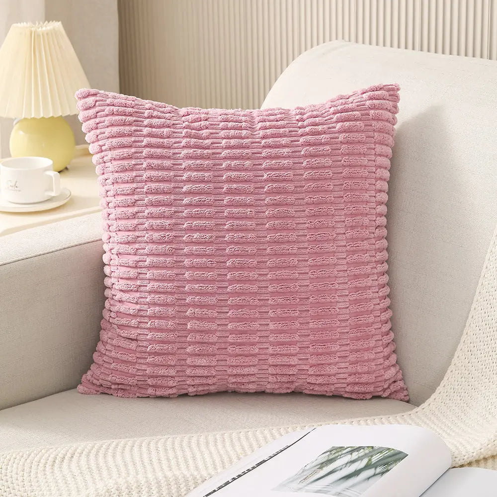 Coussin Décoration Velours EXONIA Dark Pink-30cmx50cm With Pillow Core