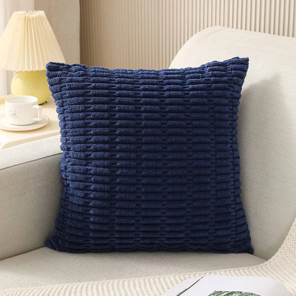 Coussin Décoration Velours EXONIA Navy Blue-45cmx45cm Pillowcase