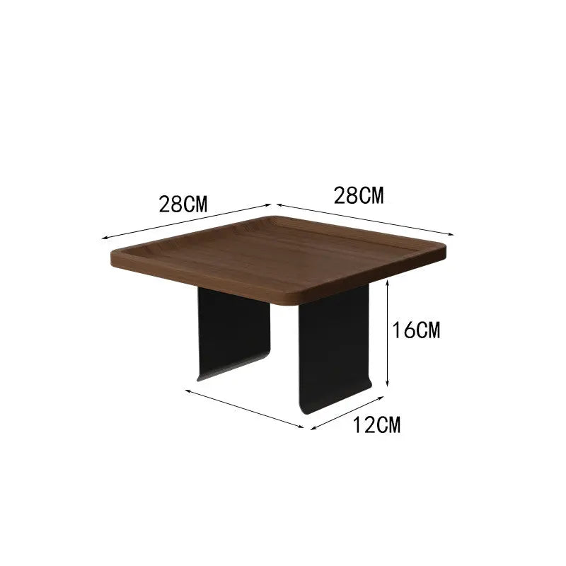 Housse Accoudoir Canapé Moderne IRONIX Walnut-28X28cm