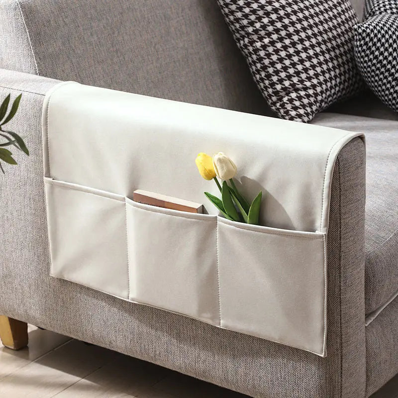 Housse Accoudoir Canapé Polyester SHIROT 02 Ivory Rice-60X110cm