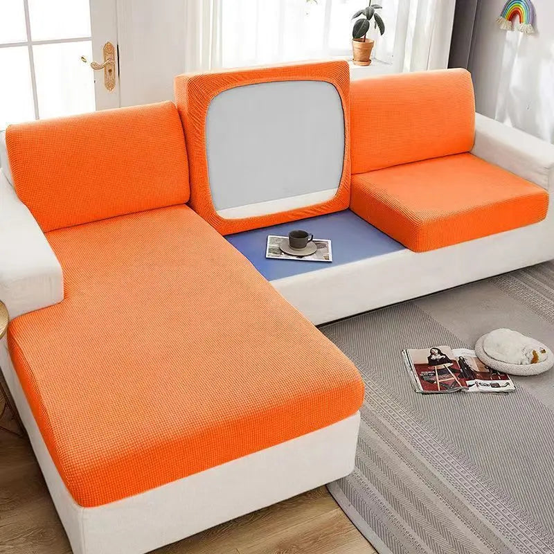 Housse Assise Canapé Extensible Aurum Orange-Backrest L Code