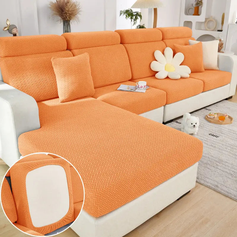 Housse Assise Canapé Moderne EVOLI Vibrant Orange-Headrest S